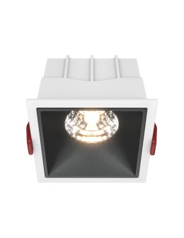 Maytoni Alfa LED Podtynkowa LED 15W 1050lm 3000K Biały, Czarny DL043-01-15W3K-SQ-WB