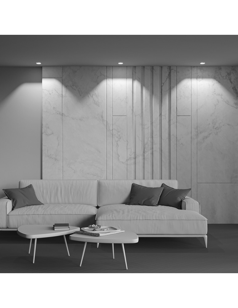 LED flush-mounted lamps - Maytoni Alfa LED Flush Mount LED 15W 1050lm 3000K White, Black DL043-01-15W3K-SQ-WB - product kolory-swiatla.pl 7