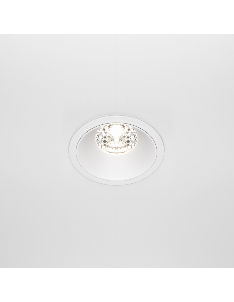 LED flush-mounted lamps - Maytoni Alfa LED Flush Mount LED 15W 1250lm 4000K White DL043-01-15W4K-D-RD-W - product kolory-swiatla.pl 3