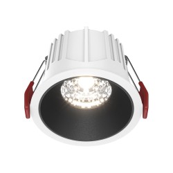 Maytoni Alfa LED Podtynkowa LED 15W 1150lm 4000K Biały, Czarny DL043-01-15W4K-D-RD-WB