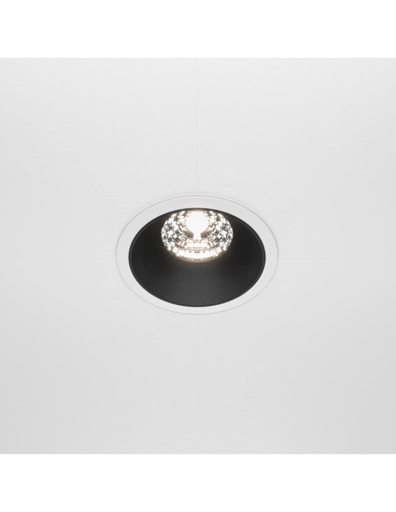 LED flush-mounted lamps - Maytoni Alfa LED Flush Mount LED 15W 1150lm 4000K White, Black DL043-01-15W4K-D-RD-WB - product kolory-swiatla.pl 3