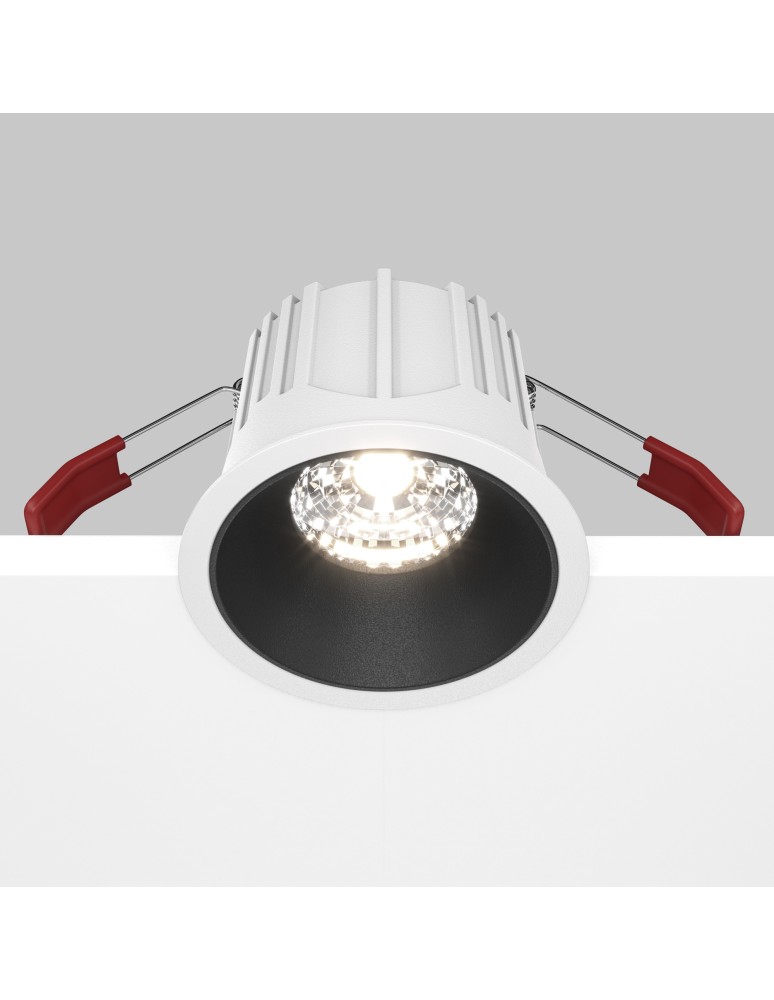 LED flush-mounted lamps - Maytoni Alfa LED Flush Mount LED 15W 1150lm 4000K White, Black DL043-01-15W4K-D-RD-WB - product kolory-swiatla.pl 5