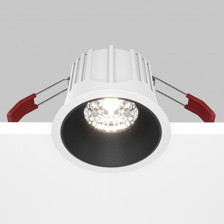 Maytoni Alfa LED Podtynkowa LED 15W 1150lm 4000K Biały, Czarny DL043-01-15W4K-D-RD-WB