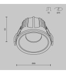 LED flush-mounted lamps - Maytoni Alfa LED Flush Mount LED 15W 1150lm 4000K White, Black DL043-01-15W4K-D-RD-WB - product 6