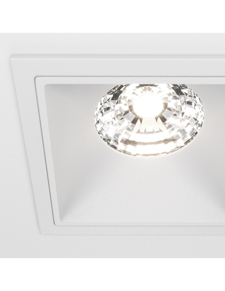 LED flush-mounted lamps - Maytoni Alfa LED Flush Mount LED 15W 1250lm 4000K White DL043-01-15W4K-D-SQ-W - product kolory-swiatla.pl 2
