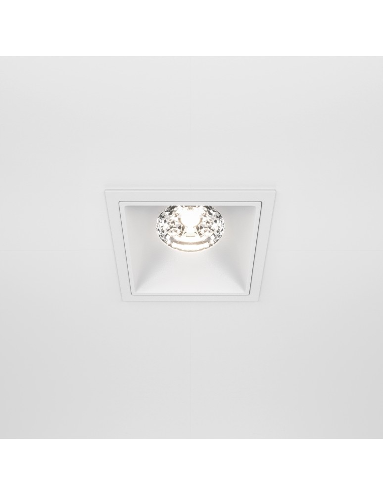 LED flush-mounted lamps - Maytoni Alfa LED Flush Mount LED 15W 1250lm 4000K White DL043-01-15W4K-D-SQ-W - product kolory-swiatla.pl 3
