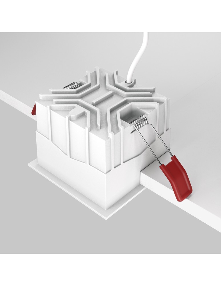 LED flush-mounted lamps - Maytoni Alfa LED Flush Mount LED 15W 1250lm 4000K White DL043-01-15W4K-D-SQ-W - product kolory-swiatla.pl 4