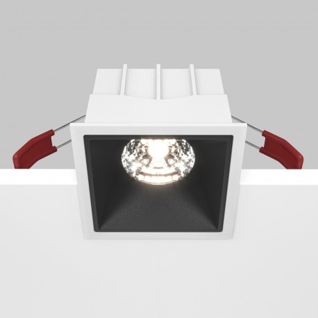 Maytoni Alfa LED Podtynkowa LED 15W 1150lm 4000K Biały, Czarny DL043-01-15W4K-D-SQ-WB