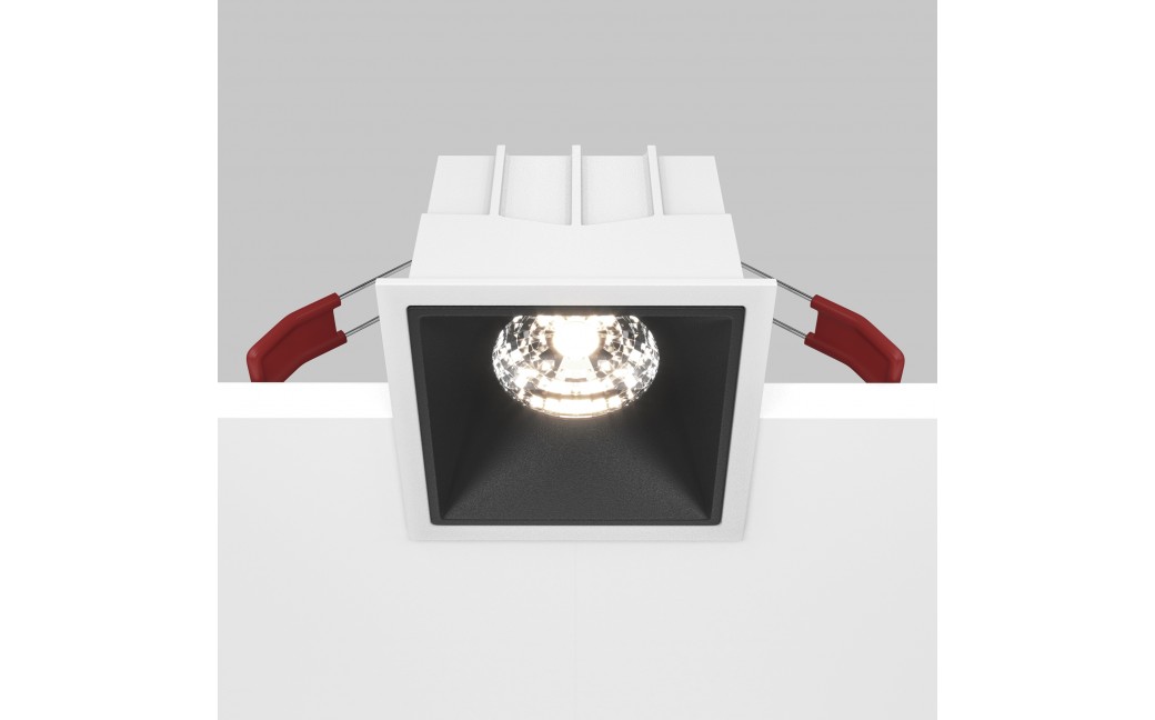 Maytoni Alfa LED Podtynkowa LED 15W 1150lm 4000K Biały, Czarny DL043-01-15W4K-D-SQ-WB