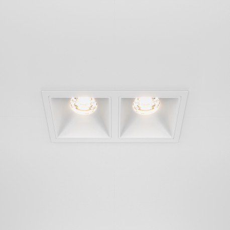 Maytoni Alfa LED Podtynkowa LED 20W 1000lm 3000K Biały DL043-02-10W3K-D-SQ-W