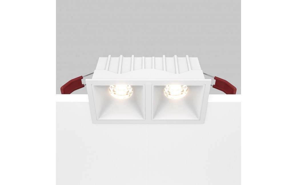 Maytoni Alfa LED Podtynkowa LED 20W 1000lm 3000K Biały DL043-02-10W3K-D-SQ-W