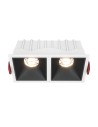 Maytoni Alfa LED Flush Mount 20W 900lm 3000K White, Black DL043-02-10W3K-D-SQ-WB