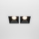 Maytoni Alfa LED Podtynkowa LED 20W 900lm 3000K Biały, Czarny DL043-02-10W3K-D-SQ-WB