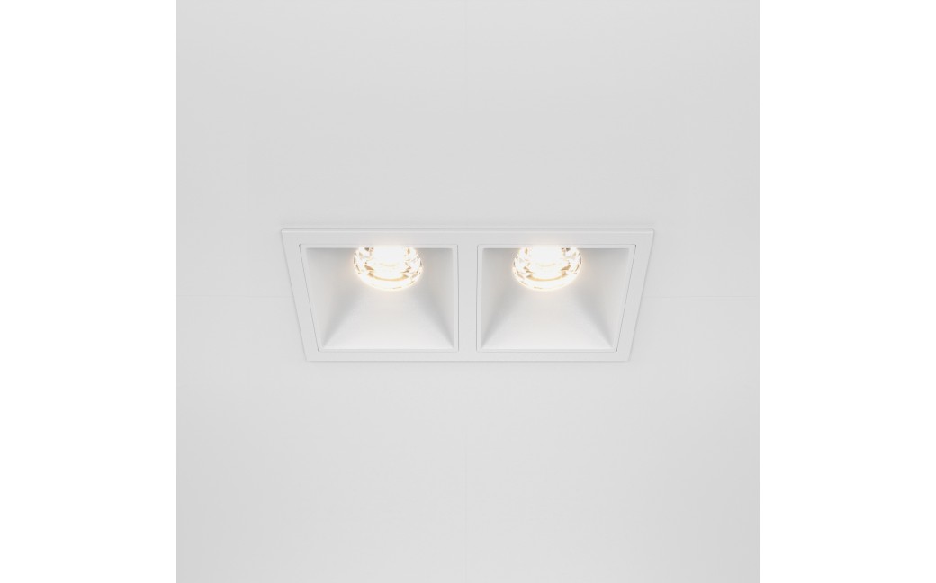 Maytoni Alfa LED Podtynkowa LED 20W 1000lm 3000K Biały DL043-02-10W3K-SQ-W