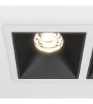 LED flush-mounted lamps - Maytoni Alfa LED Flush Mount 20W 900lm 3000K White, Black DL043-02-10W3K-SQ-WB - product 2