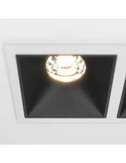 Maytoni Alfa LED Flush Mount 20W 900lm 3000K White, Black DL043-02-10W3K-SQ-WB - product 2