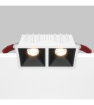 LED flush-mounted lamps - Maytoni Alfa LED Flush Mount 20W 900lm 3000K White, Black DL043-02-10W3K-SQ-WB - product 5