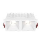 LED flush-mounted lamps - Maytoni Alfa LED Flush Mount 20W 1100lm 4000K White DL043-02-10W4K-D-SQ-W - product 1
