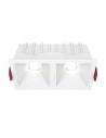 Maytoni Alfa LED Flush Mount 20W 1100lm 4000K White DL043-02-10W4K-D-SQ-W