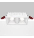 LED flush-mounted lamps - Maytoni Alfa LED Flush Mount 20W 1100lm 4000K White DL043-02-10W4K-D-SQ-W - product 5