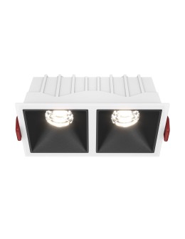 Maytoni Alfa LED Podtynkowa LED 20W 1000lm 4000K Biały, Czarny DL043-02-10W4K-D-SQ-WB