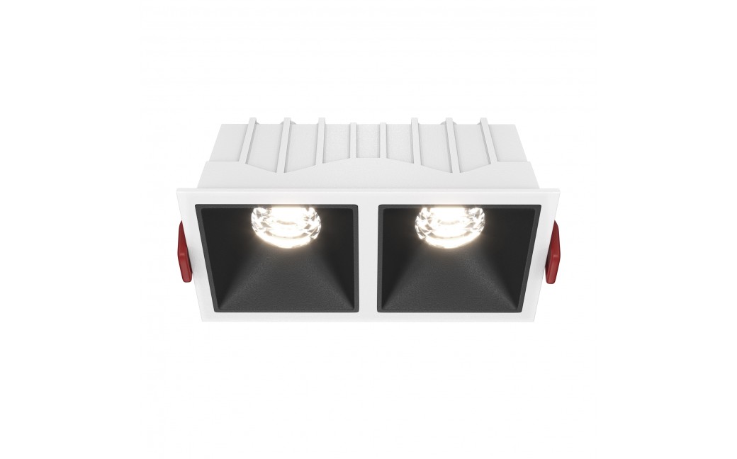 Maytoni Alfa LED Podtynkowa LED 20W 1000lm 4000K Biały, Czarny DL043-02-10W4K-D-SQ-WB