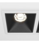 LED flush-mounted lamps - Maytoni Alfa LED Flush Mount 20W 1000lm 4000K White, Black DL043-02-10W4K-SQ-WB - product 2