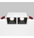 LED flush-mounted lamps - Maytoni Alfa LED Flush Mount 20W 1000lm 4000K White, Black DL043-02-10W4K-SQ-WB - product 5