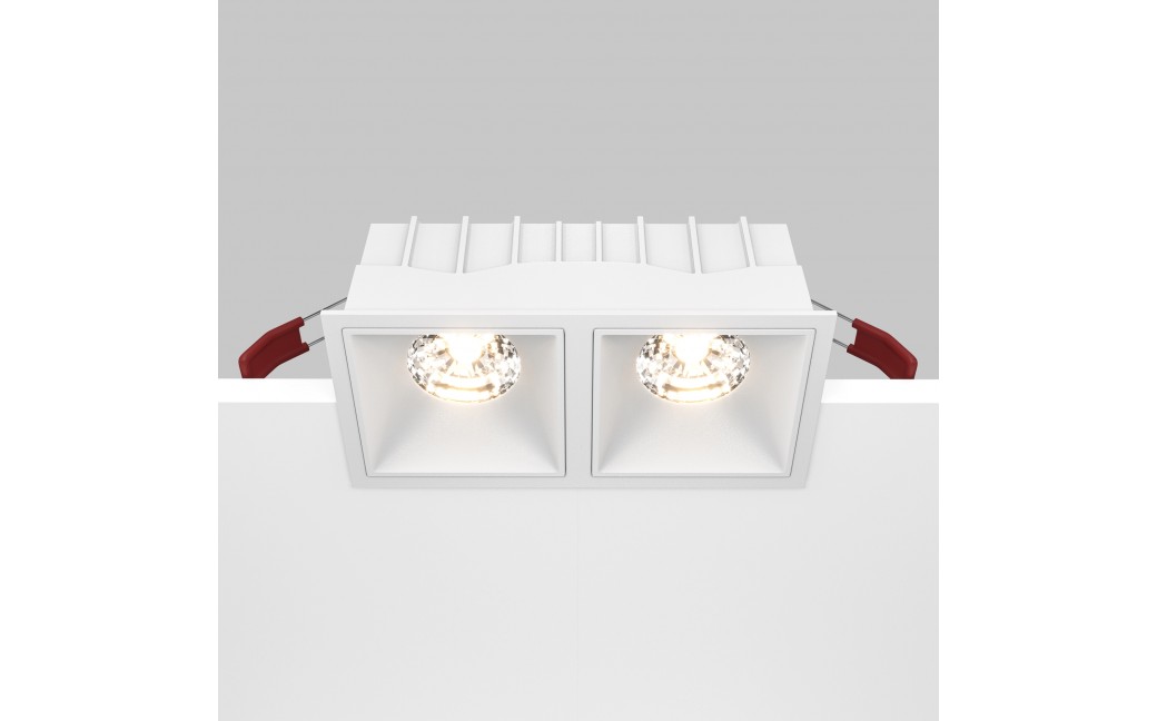 Maytoni Alfa LED Podtynkowa LED 30W 2250lm 3000K Biały DL043-02-15W3K-D-SQ-W