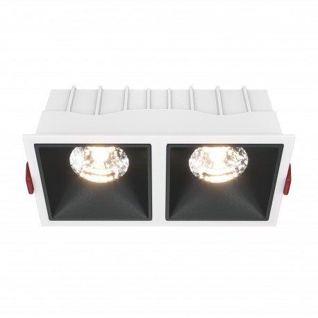 Maytoni Alfa LED Podtynkowa LED 30W 2100lm 3000K Biały, Czarny DL043-02-15W3K-D-SQ-WB