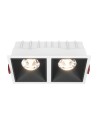 Maytoni Alfa LED Flush Mount 30W 2100lm 3000K White, Black DL043-02-15W3K-D-SQ-WB