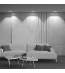 LED flush-mounted lamps - Maytoni Alfa LED Flush Mount 30W 2100lm 3000K White, Black DL043-02-15W3K-D-SQ-WB - product 7
