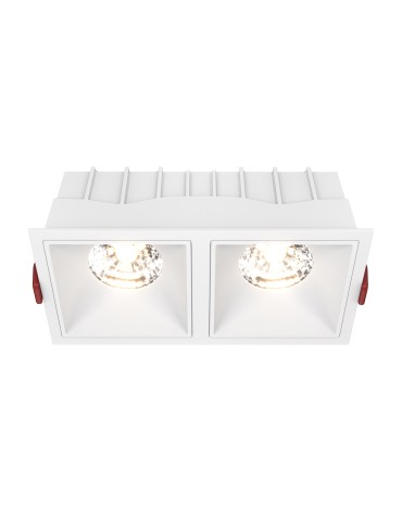 Maytoni Alfa LED Flush Mount 30W 2250lm 3000K White DL043-02-15W3K-SQ-W