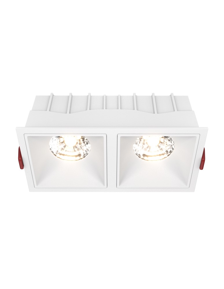 LED flush-mounted lamps - Maytoni Alfa LED Flush Mount 30W 2250lm 3000K White DL043-02-15W3K-SQ-W - product kolory-swiatla.pl 1