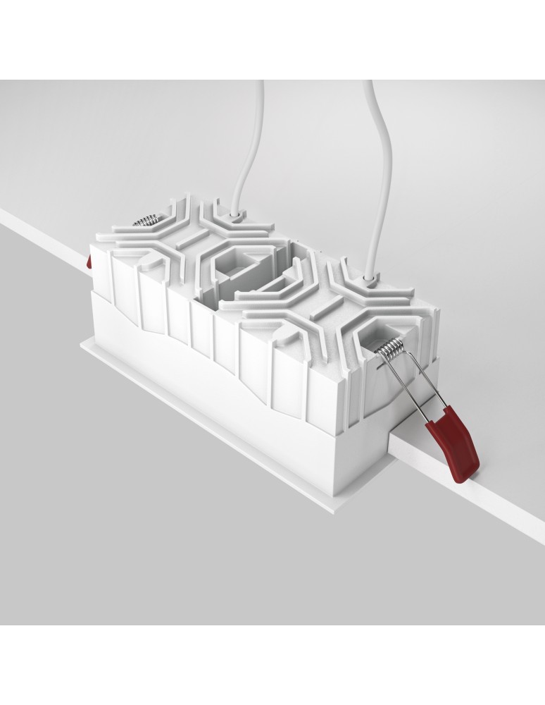 LED flush-mounted lamps - Maytoni Alfa LED Flush Mount 30W 2250lm 3000K White DL043-02-15W3K-SQ-W - product kolory-swiatla.pl 4