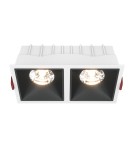 LED flush-mounted lamps - Maytoni Alfa LED Flush Mount 30W 2100lm 3000K White, Black DL043-02-15W3K-SQ-WB - product 1