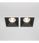 LED flush-mounted lamps - Maytoni Alfa LED Flush Mount 30W 2100lm 3000K White, Black DL043-02-15W3K-SQ-WB - product 3