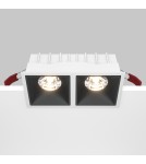 LED flush-mounted lamps - Maytoni Alfa LED Flush Mount 30W 2100lm 3000K White, Black DL043-02-15W3K-SQ-WB - product 5