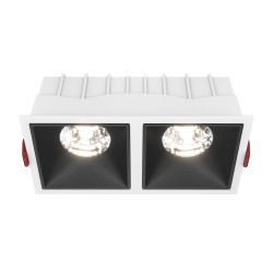 Maytoni Alfa LED Podtynkowa LED 30W 2350lm 4000K Biały, Czarny DL043-02-15W4K-D-SQ-WB