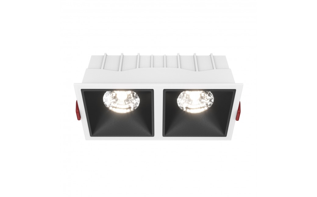 Maytoni Alfa LED Podtynkowa LED 30W 2350lm 4000K Biały, Czarny DL043-02-15W4K-D-SQ-WB