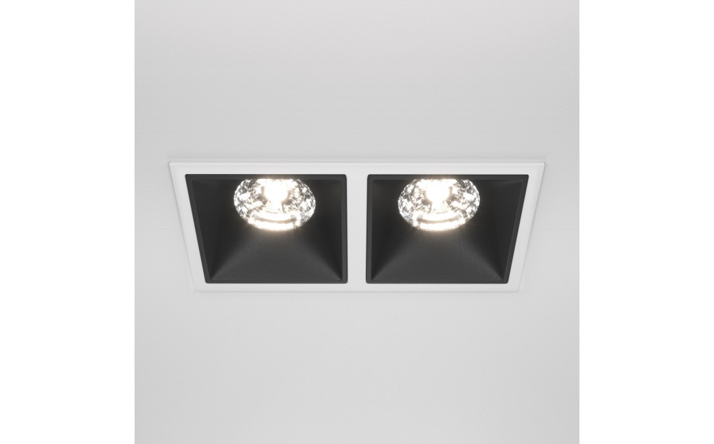 Maytoni Alfa LED Podtynkowa LED 30W 2350lm 4000K Biały, Czarny DL043-02-15W4K-D-SQ-WB