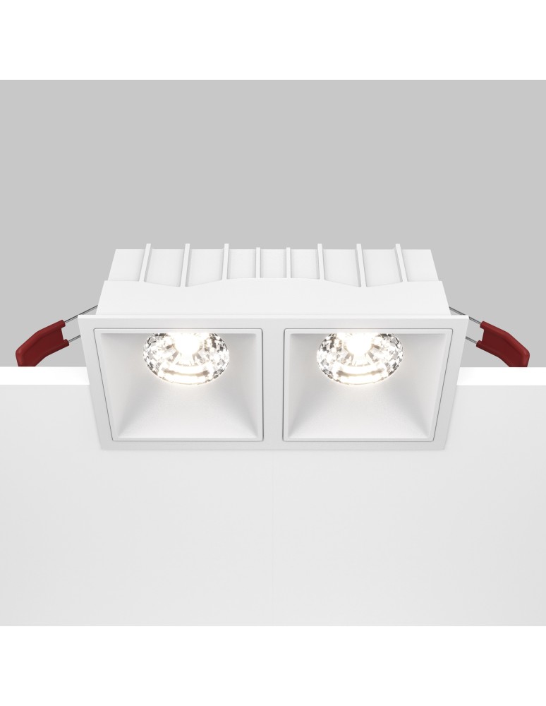 LED flush-mounted lamps - Maytoni Alfa LED Flush Mount 30W 2500lm 4000K White DL043-02-15W4K-SQ-W - product kolory-swiatla.pl 5