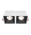 LED flush-mounted lamps - Maytoni Alfa LED Flush Mount 30W 2350lm 4000K White, Black DL043-02-15W4K-SQ-WB - product 1
