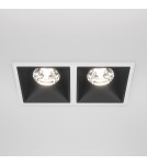 LED flush-mounted lamps - Maytoni Alfa LED Flush Mount 30W 2350lm 4000K White, Black DL043-02-15W4K-SQ-WB - product 3