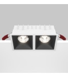 LED flush-mounted lamps - Maytoni Alfa LED Flush Mount 30W 2350lm 4000K White, Black DL043-02-15W4K-SQ-WB - product 5