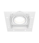 Frameless flush-mounted lamps - trimless - Maytoni Atom Flush Mounted Frameless 1xGU10 50W White DL003-01-W - product 1