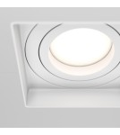 Frameless flush-mounted lamps - trimless - Maytoni Atom Flush Mounted Frameless 1xGU10 50W White DL003-01-W - product 2