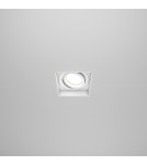 Frameless flush-mounted lamps - trimless - Maytoni Atom Flush Mounted Frameless 1xGU10 50W White DL003-01-W - product 4