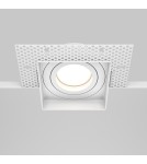 Frameless flush-mounted lamps - trimless - Maytoni Atom Flush Mounted Frameless 1xGU10 50W White DL003-01-W - product 6
