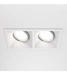 Square flush-mounted lamps - Maytoni Dot Concealed 2xGU10 50W White DL029-2-02W - product 4
